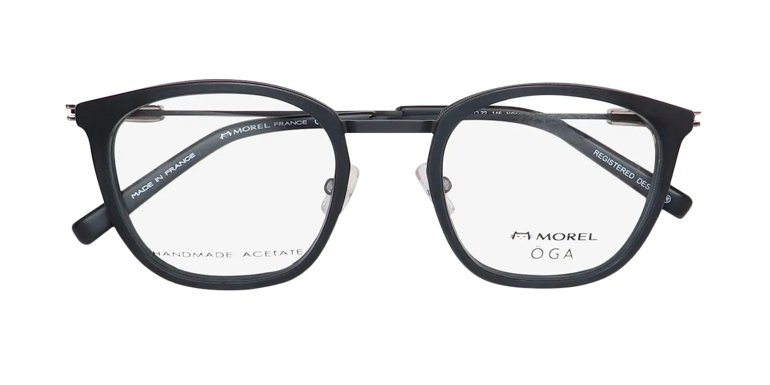Morel Oga 10172o ng08 Eyeglasses Black 50mm Unisex 2