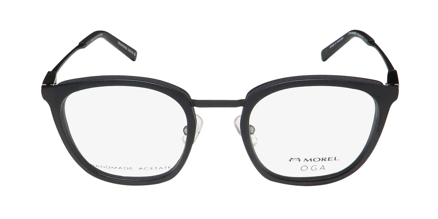 Morel Oga 10172o ng08 Eyeglasses Black 50mm Unisex 3