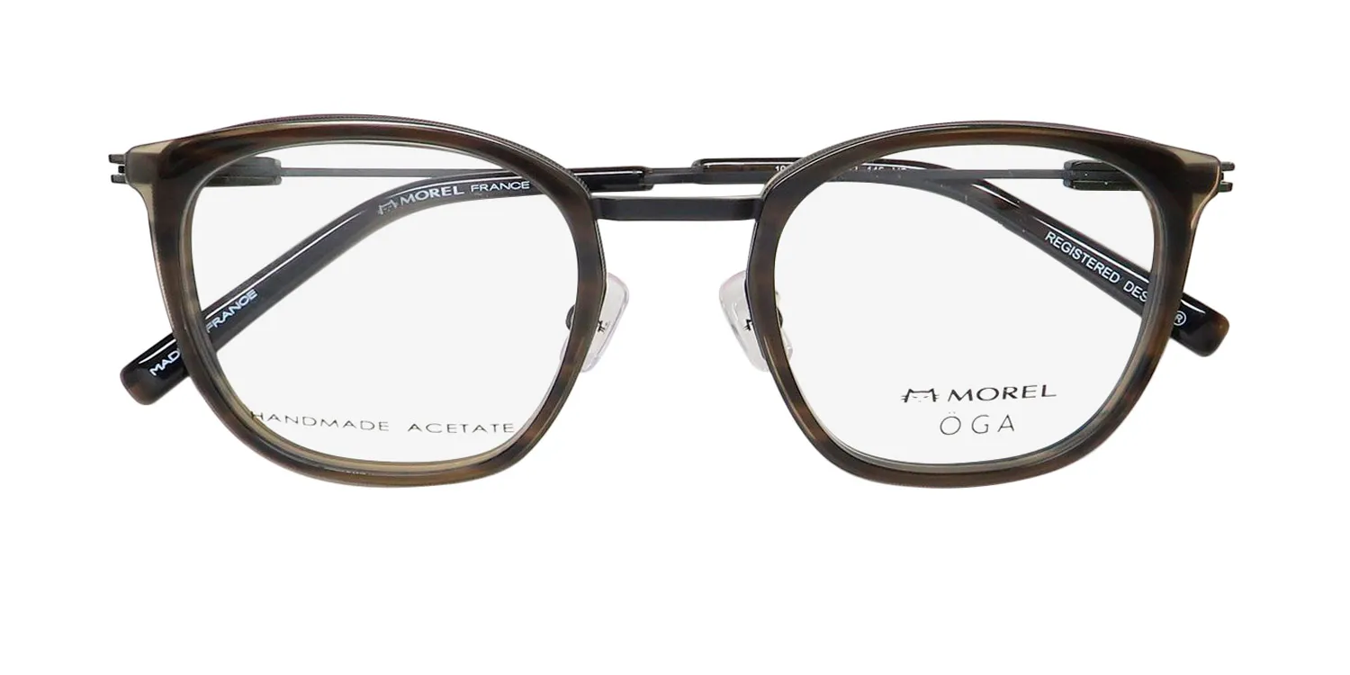 Morel Oga 10172o vg09 Eyeglasses Green 50mm Unisex 2