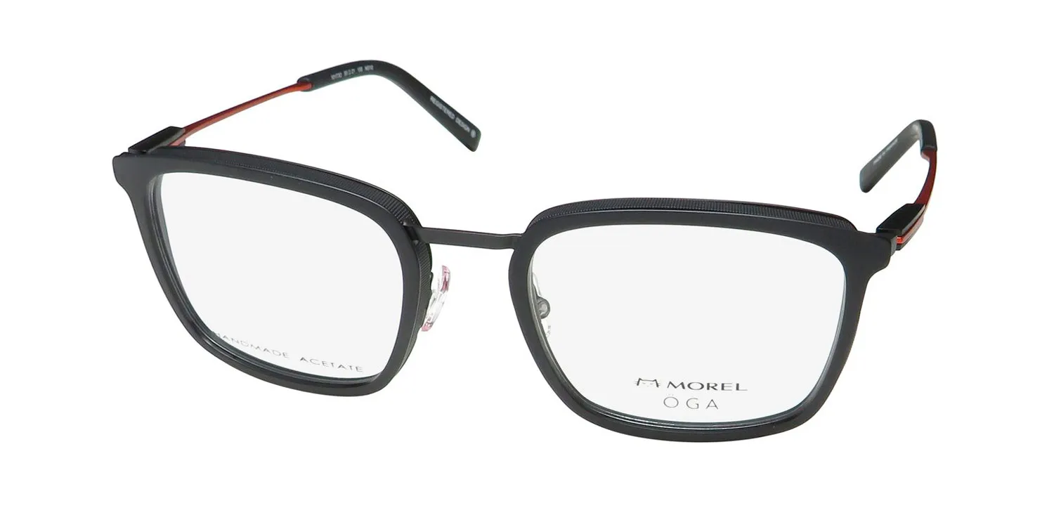 Morel Oga 10173o ng10 Eyeglasses Black 55mm