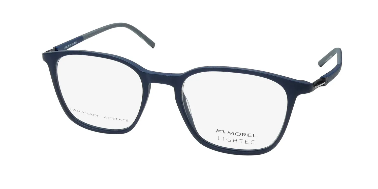 Morel Lightec 30266l bg03 Eyeglasses Matte Blue 51mm