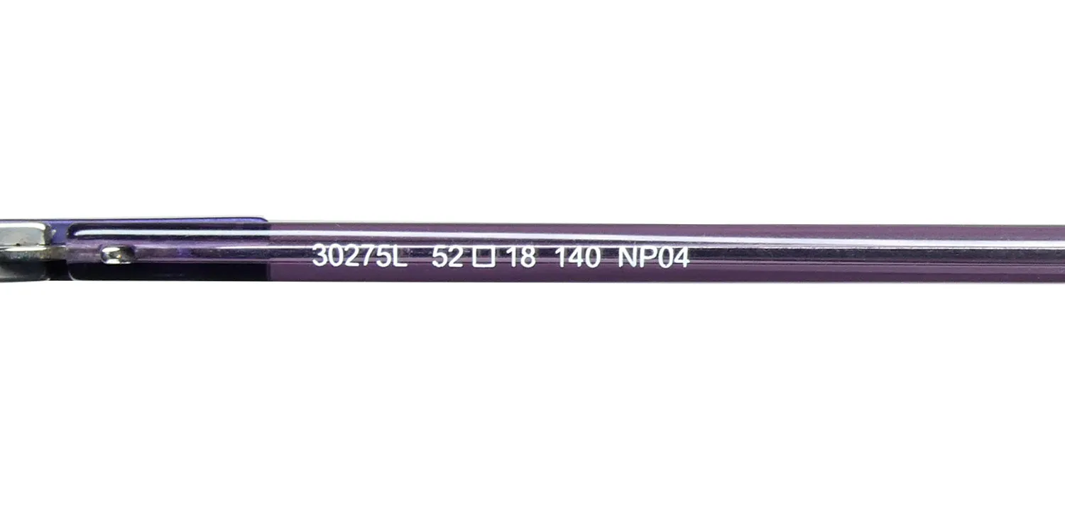 Morel Lightec 30275l np04 Eyeglasses Purple Crystal 52mm 7