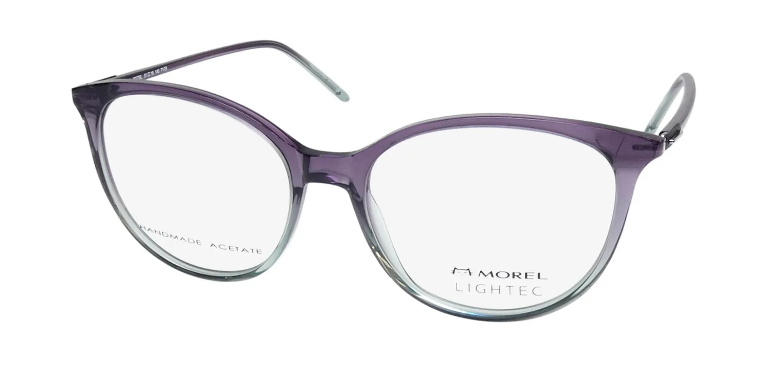 Morel Lightec 30276l pv08 Eyeglasses Purple Crystal 51mm Unisex