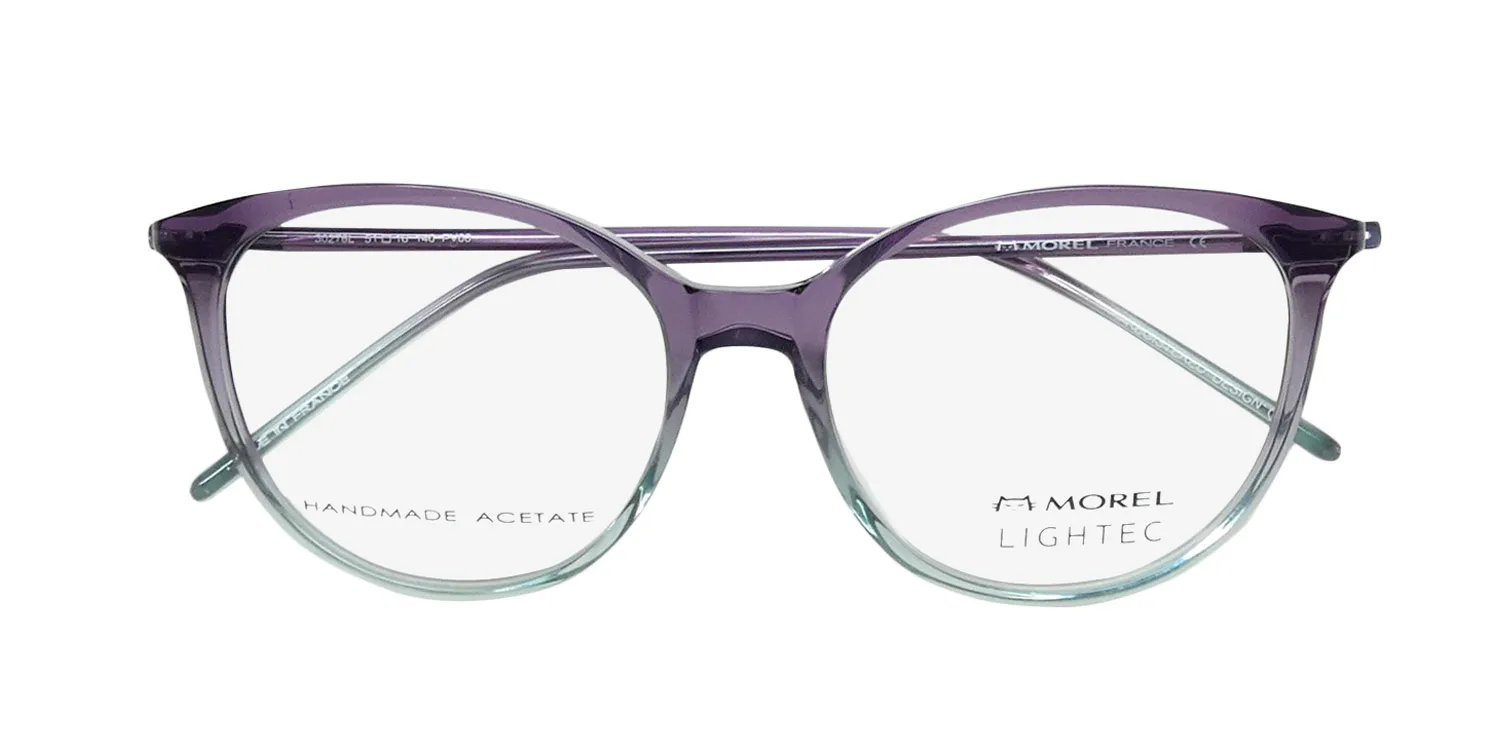 Morel Lightec 30276l pv08 Eyeglasses Purple Crystal 51mm Unisex 2