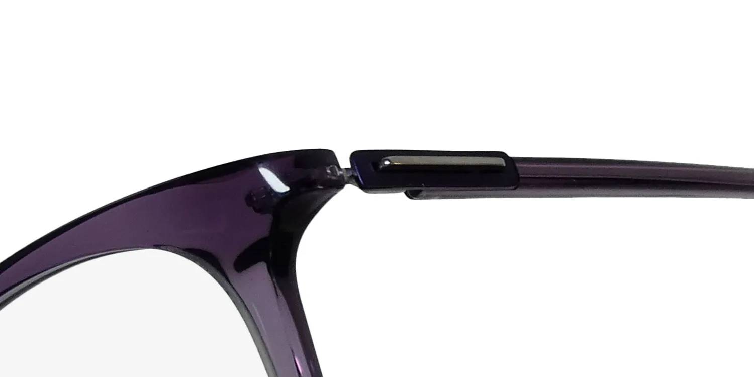 Morel Lightec 30276l pv08 Eyeglasses Purple Crystal 51mm Unisex 6