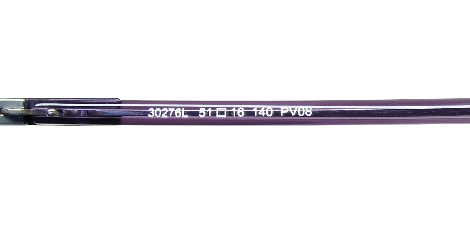 Morel Lightec 30276l pv08 Eyeglasses Purple Crystal 51mm Unisex 7