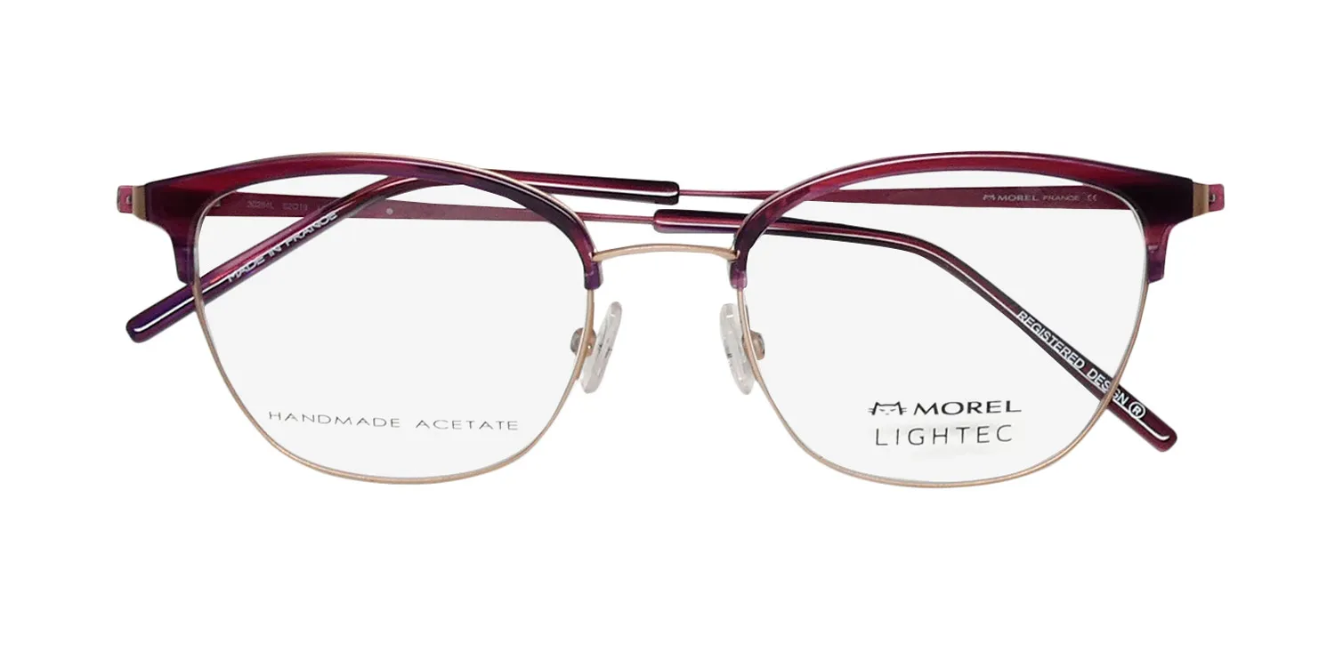 Morel Lightec 30284l rp07 Eyeglasses Red 52mm 2
