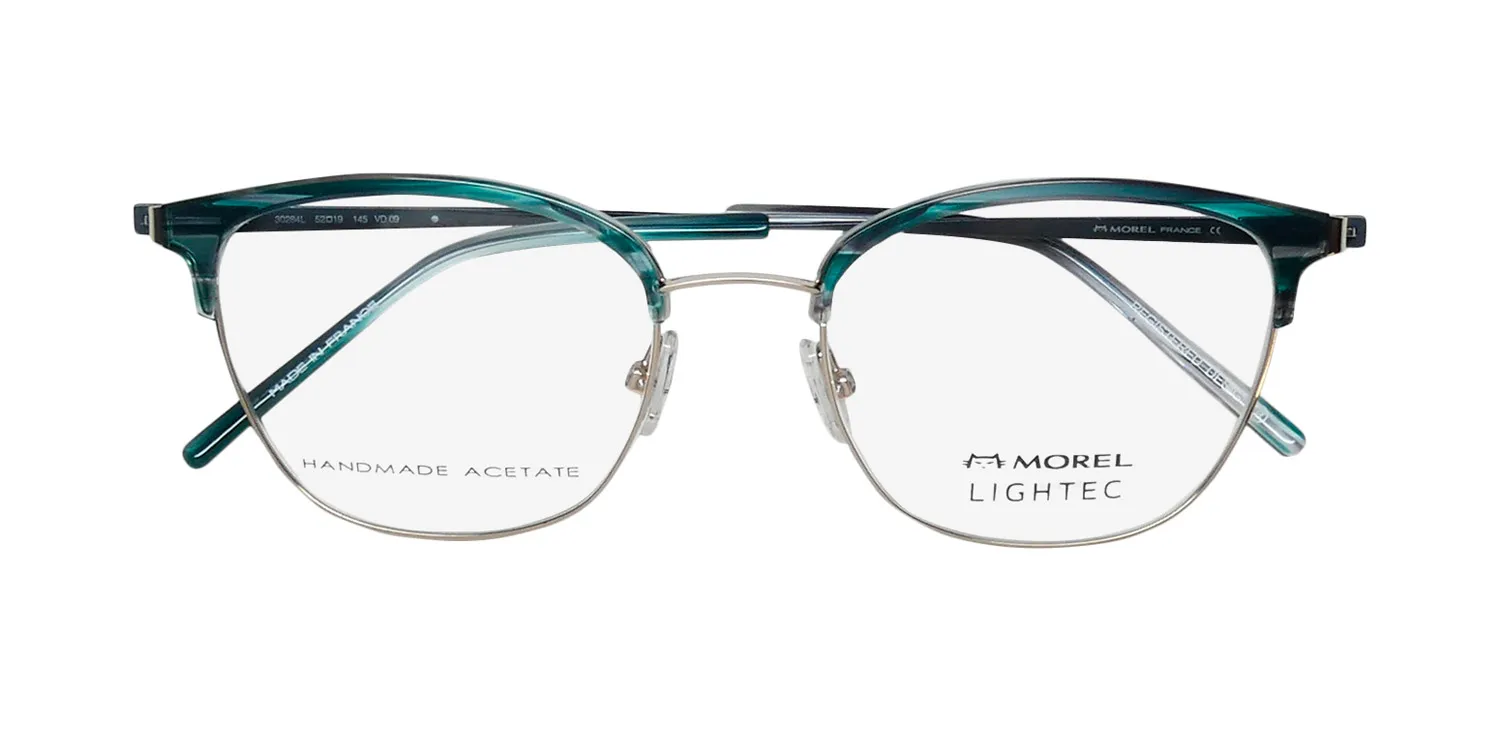Morel Lightec 30284l vd09 Eyeglasses Green 52mm 2
