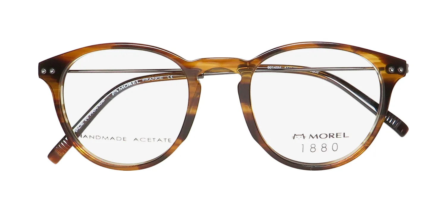 Morel 1880 60145m vg08 Eyeglasses Striped Brown 47mm 2
