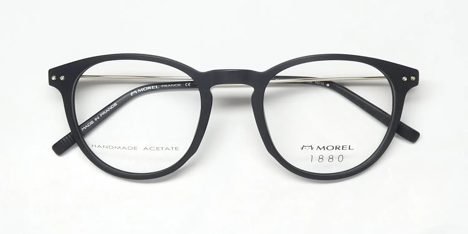 Morel 1880 60146m nd10 Eyeglasses Matte Black 50mm 2