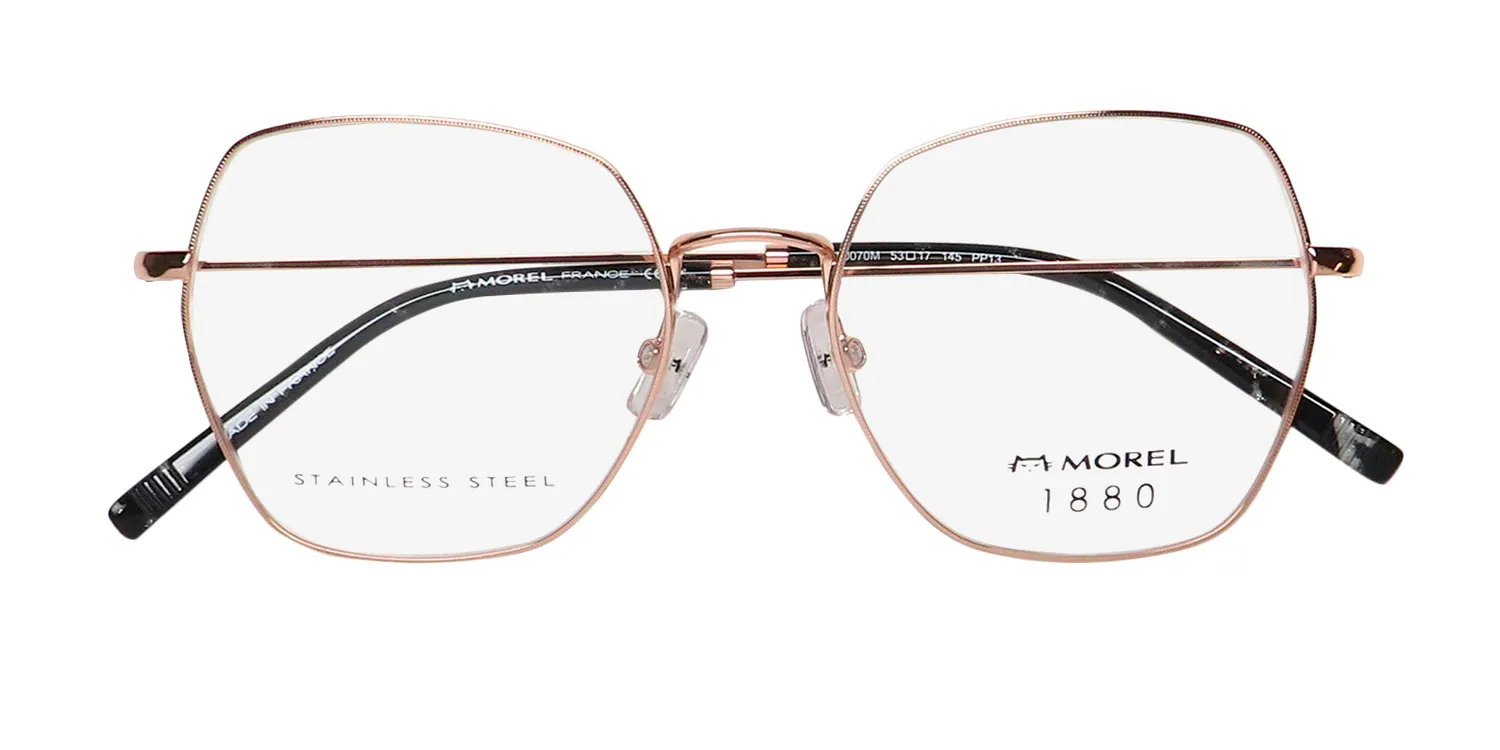 Morel 1880 60070m pp13 Eyeglasses Rose Gold 53mm 2