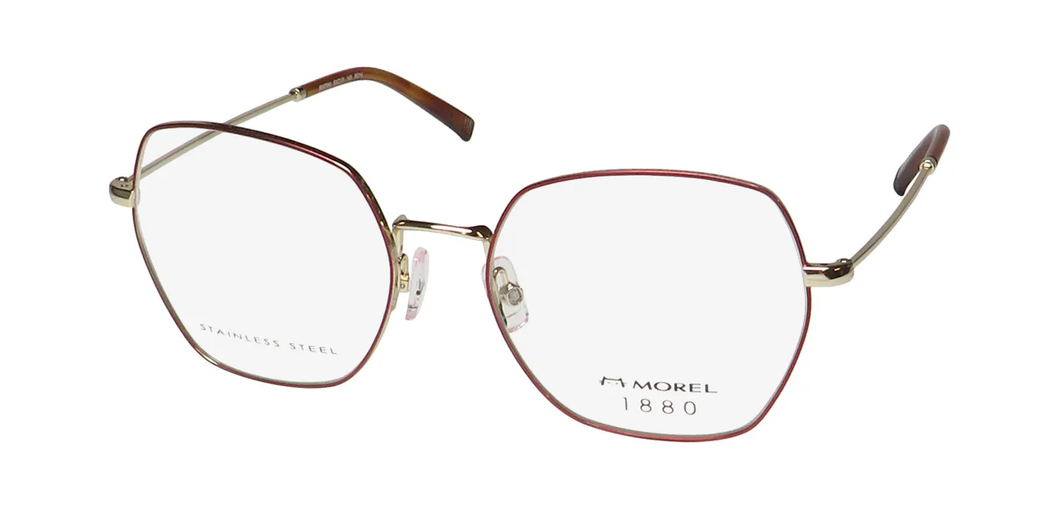 Morel 1880 60070m rd14 Eyeglasses Red 53mm