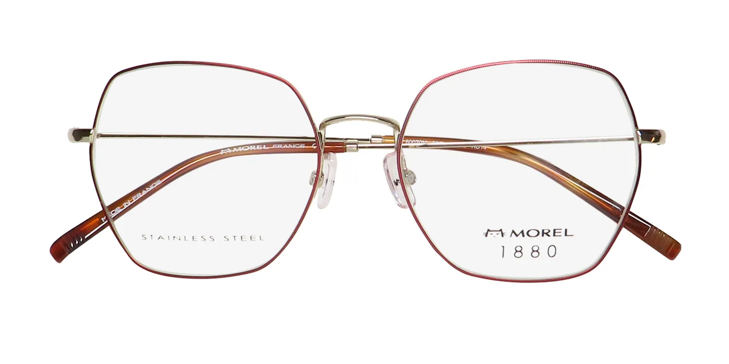 Morel 1880 60070m rd14 Eyeglasses Red 53mm 2