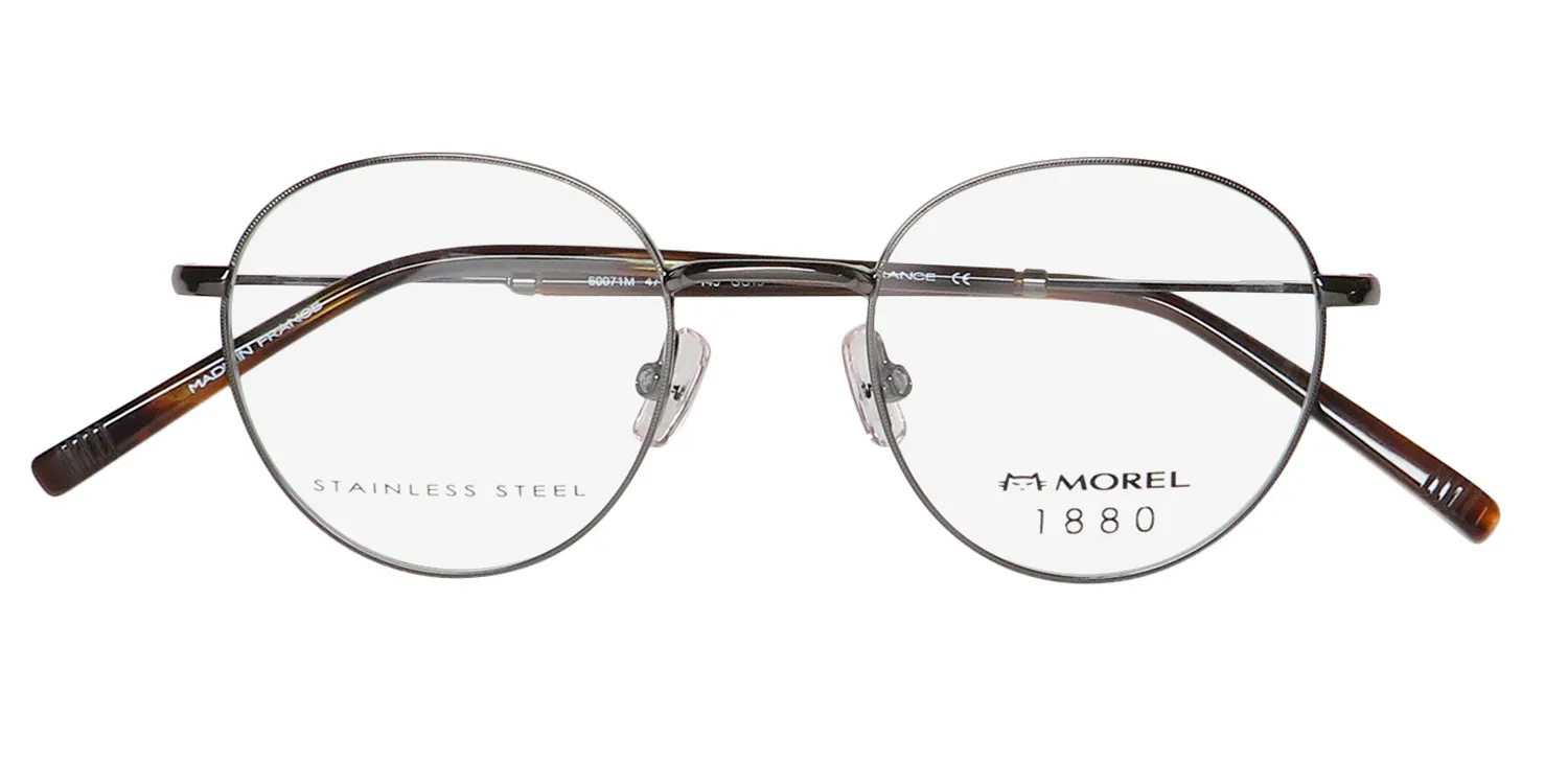 Morel 1880 60071m gg15 Eyeglasses Grey 47mm Unisex 2