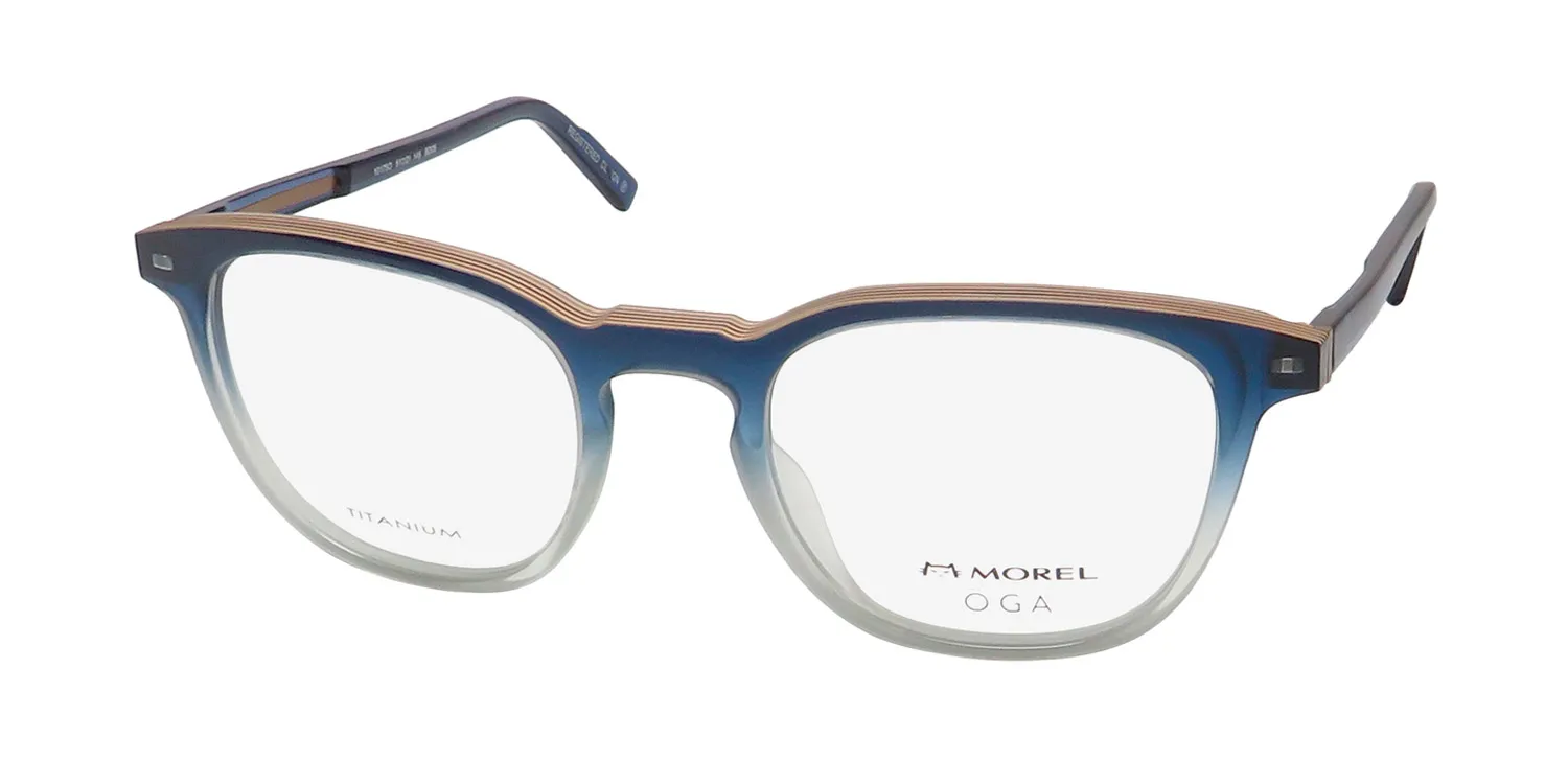 Morel Oga 10175o bd05 Eyeglasses Blue 51mm