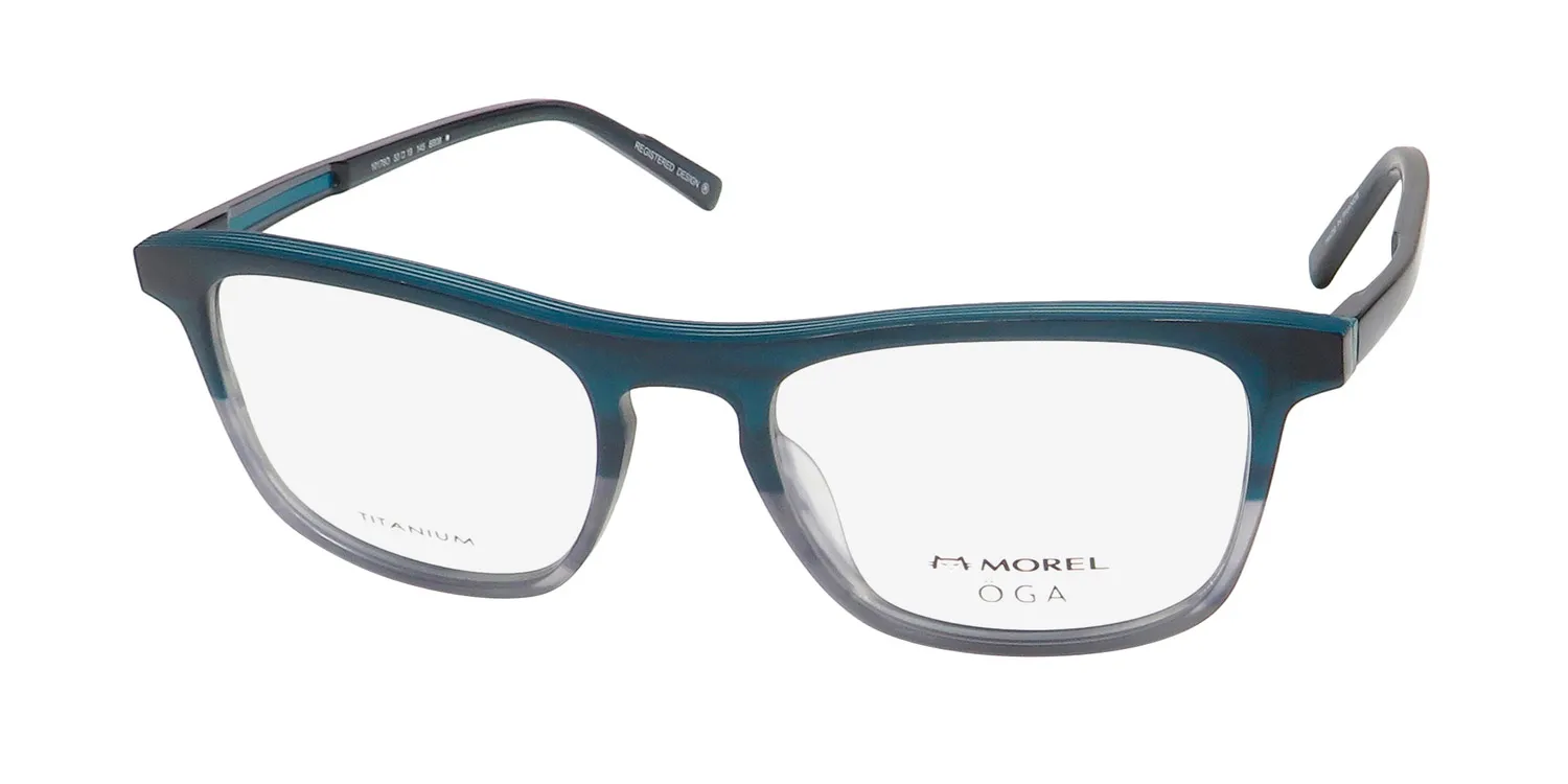 Morel Oga 10176o bb08 Eyeglasses Blue 53mm