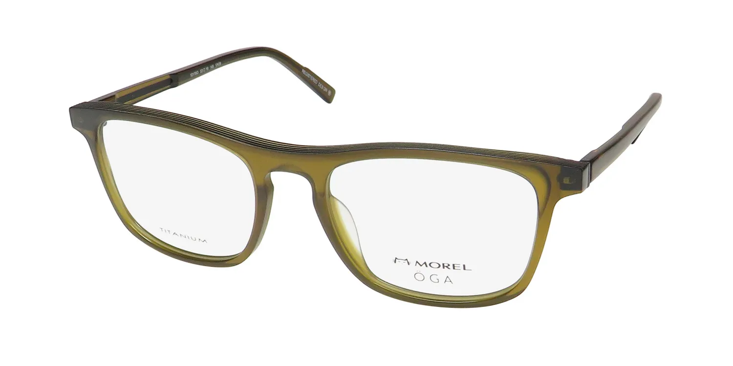 Morel Oga 10176o vn09 Eyeglasses Green 53mm