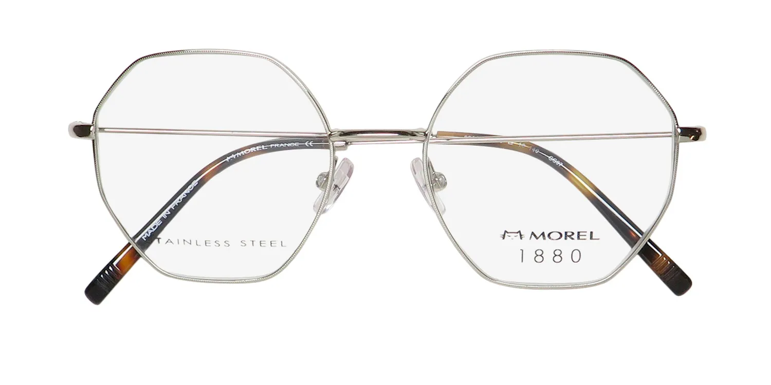 Morel 1880 60149m gg07 Eyeglasses Silver 50mm 2