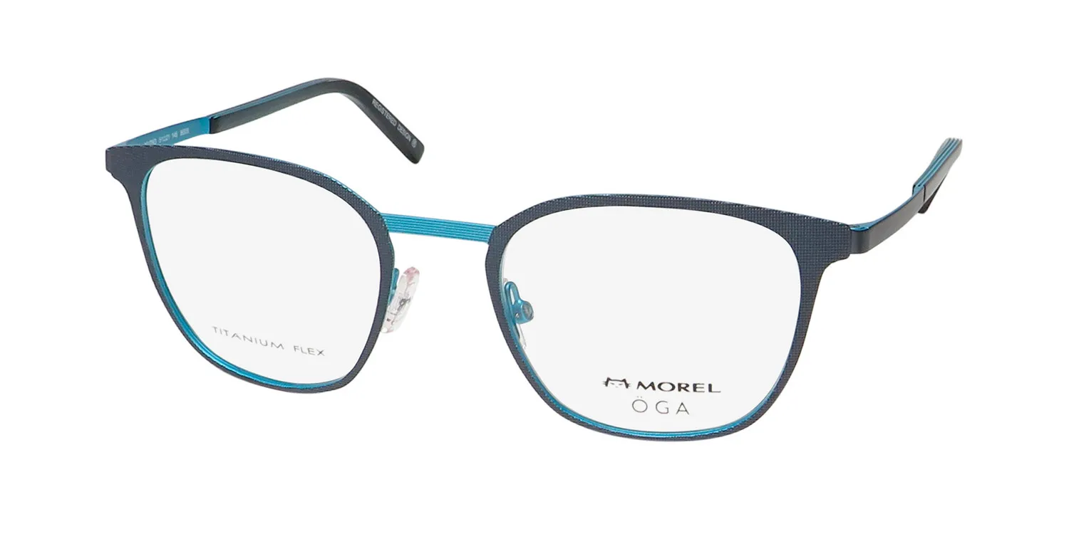 Morel Oga 10179o bb06 Eyeglasses Blue 51mm