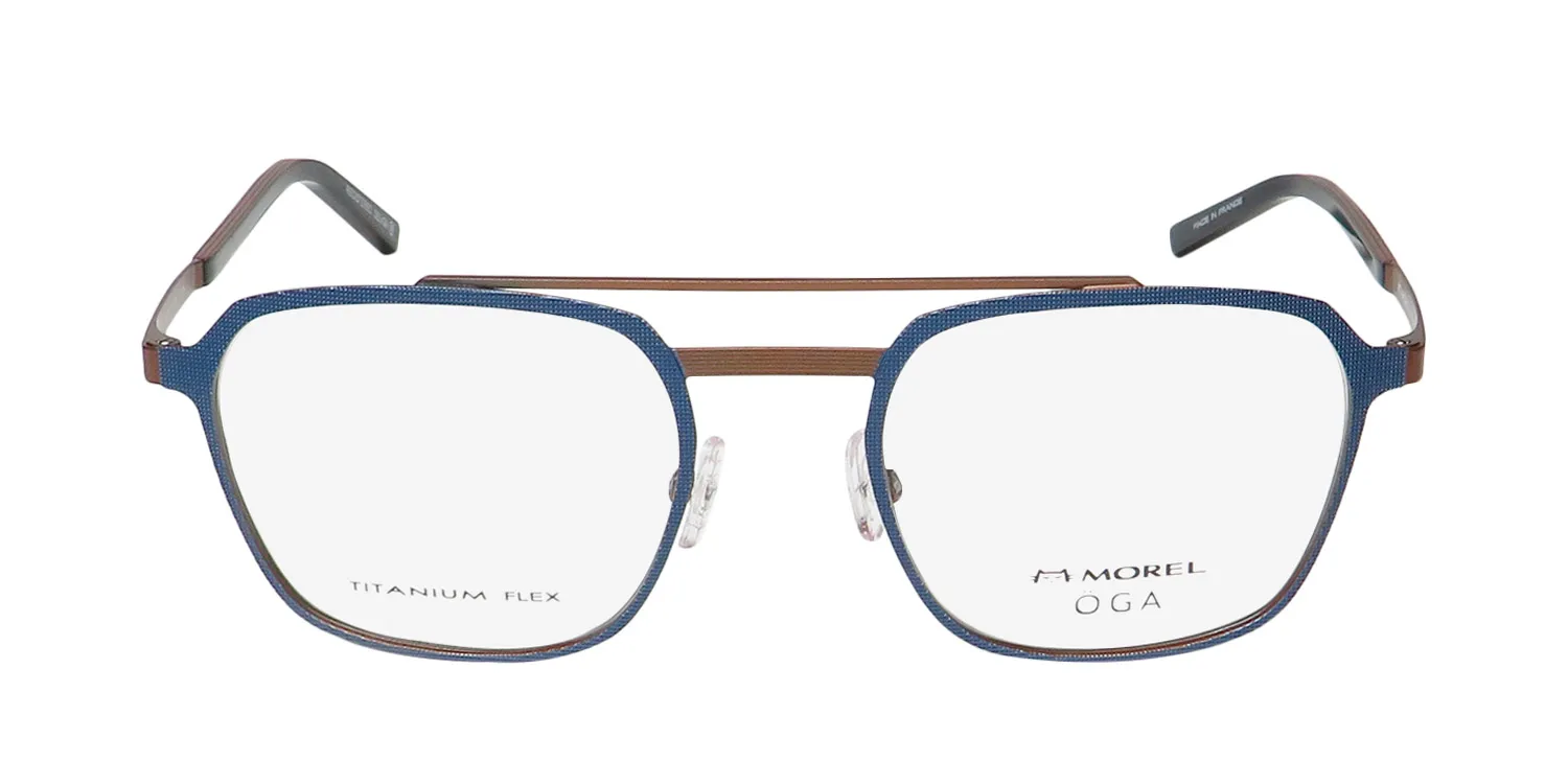 Morel Oga 10180o bg08 Eyeglasses Blue 52mm 3