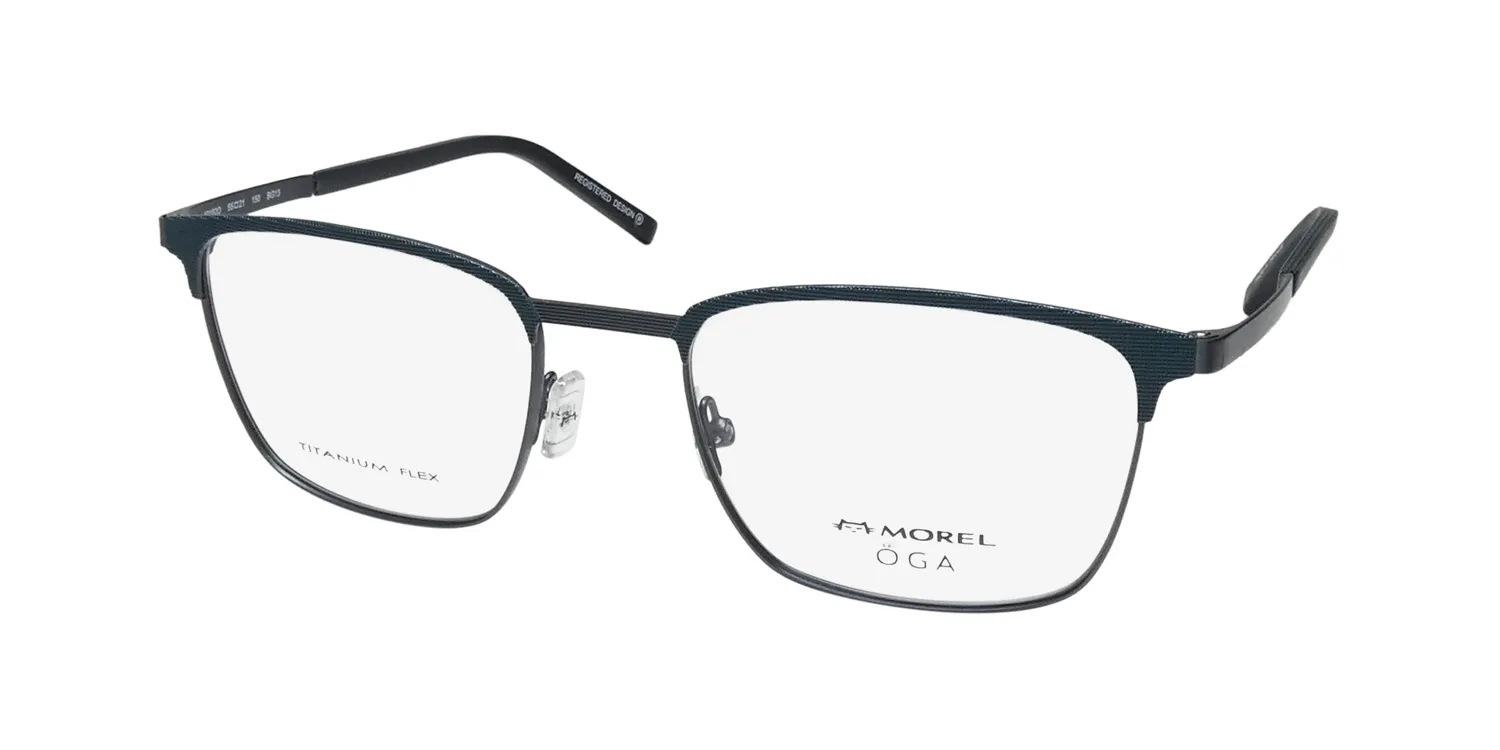Morel Oga 10182o bg13 Eyeglasses Blue 55mm
