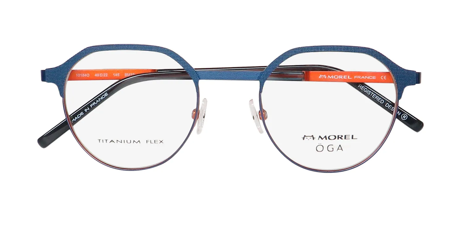 Morel Oga 10184o bm19 Eyeglasses Blue 49mm 2