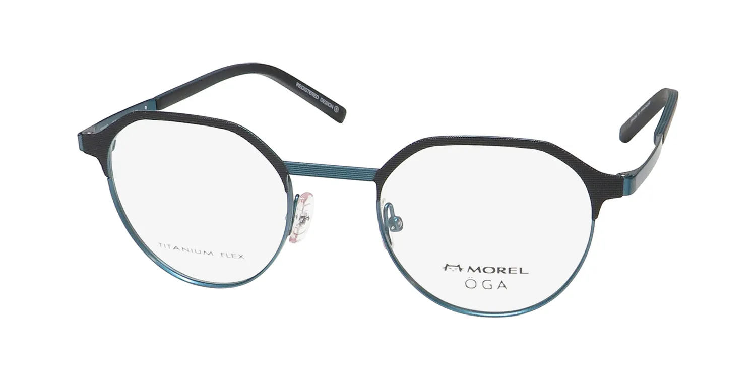 Morel Oga 10184o nb21 Eyeglasses Black 49mm