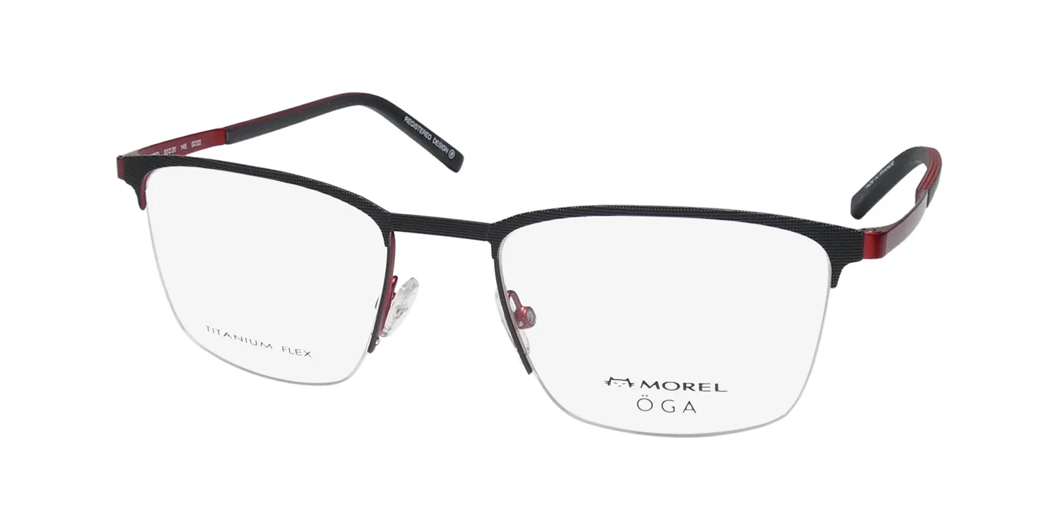 Morel Oga 10185o g022 Eyeglasses Dark Grey 53mm