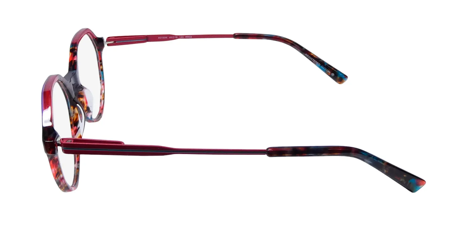 Morel Nomad 40190n rr02 Eyeglasses Red 49mm 4