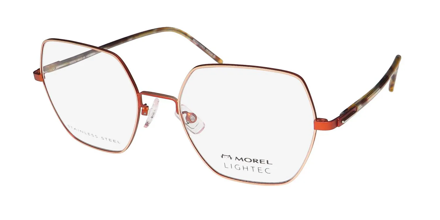 Morel Lightec 30293l op11 Eyeglasses Pink Brown 51mm