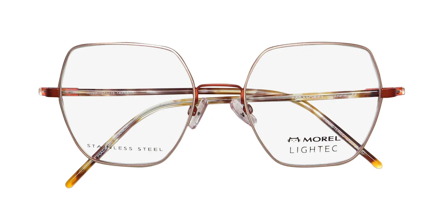 Morel Lightec 30293l op11 Eyeglasses Pink Brown 51mm 2