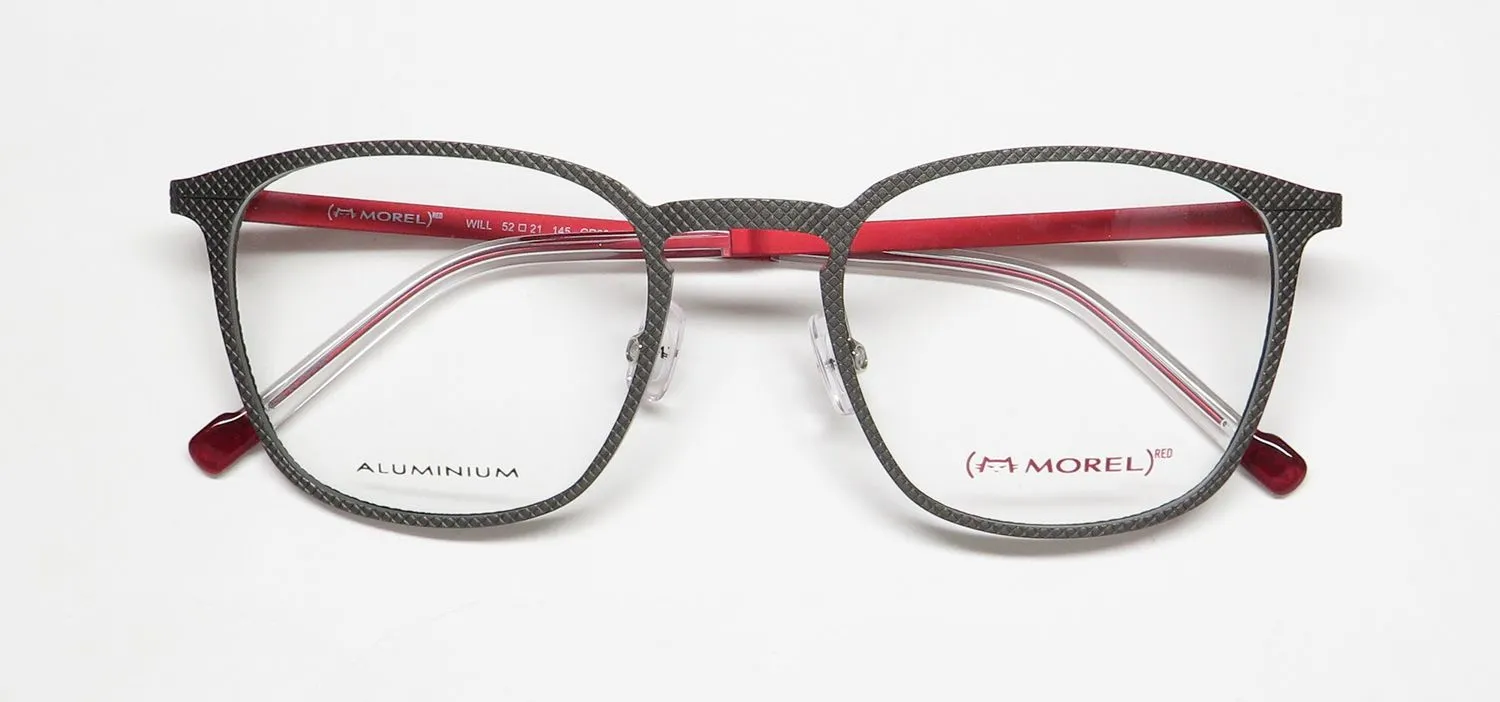 Morel Red Will 90014c gr02 Eyeglasses Grey 52mm Unisex 2