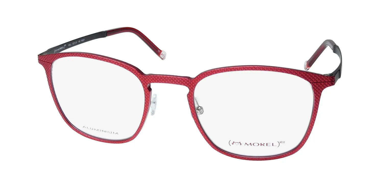 Morel Red Will 90014c rg01 Eyeglasses Red 52mm Unisex