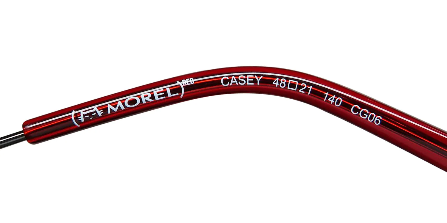 Morel Red Casey 90015c cg06 Eyeglasses Crystal 48mm 7