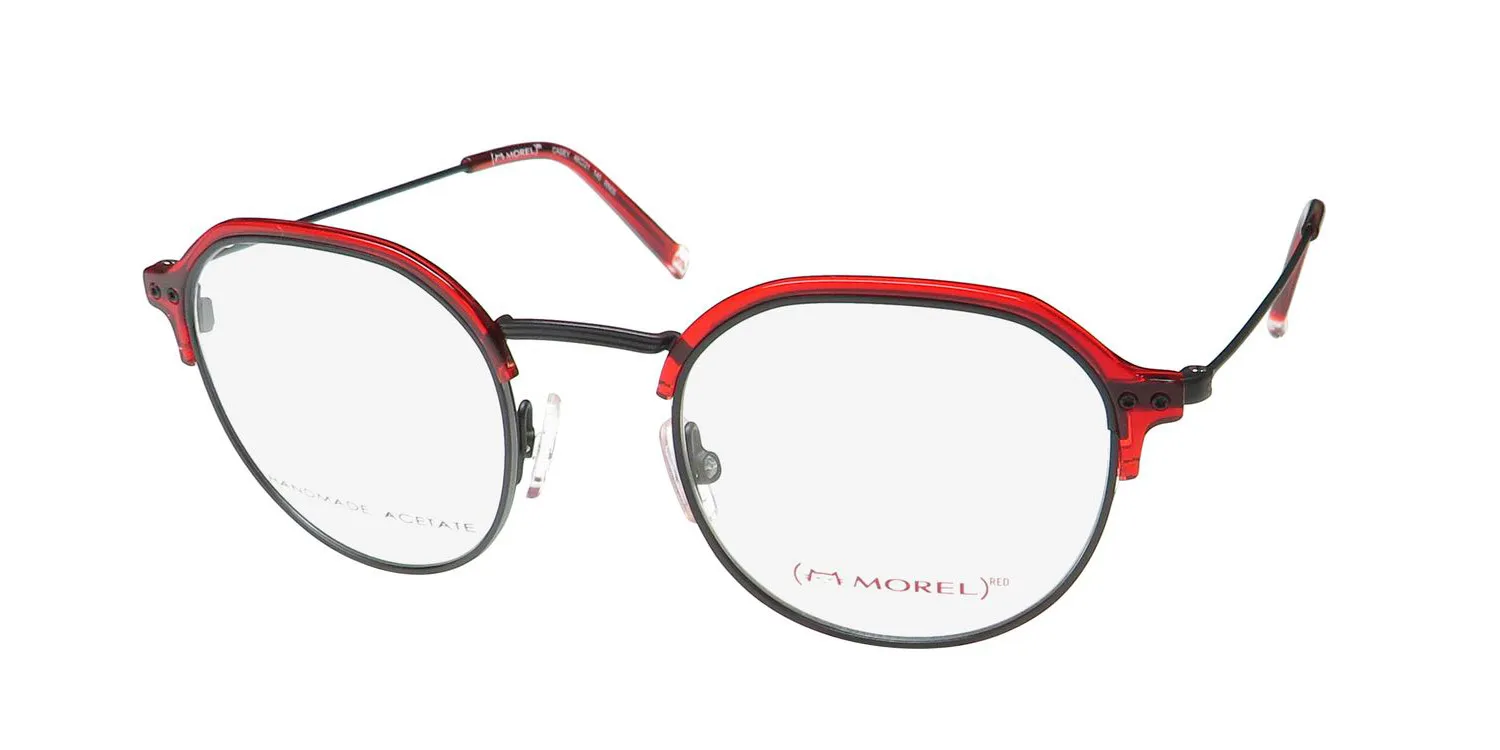 Morel Red Casey 90015c rn05 Eyeglasses Red 48mm