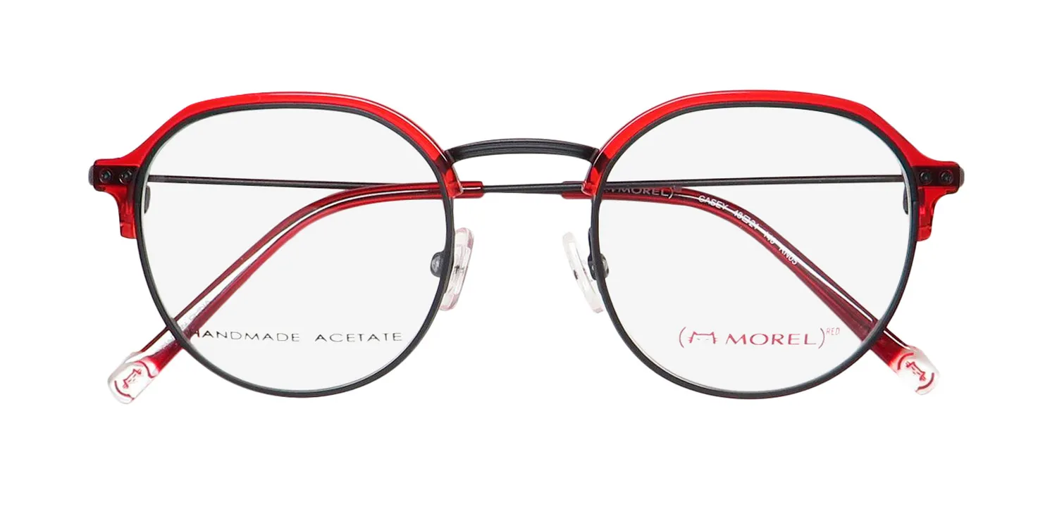Morel Red Casey 90015c rn05 Eyeglasses Red 48mm 2