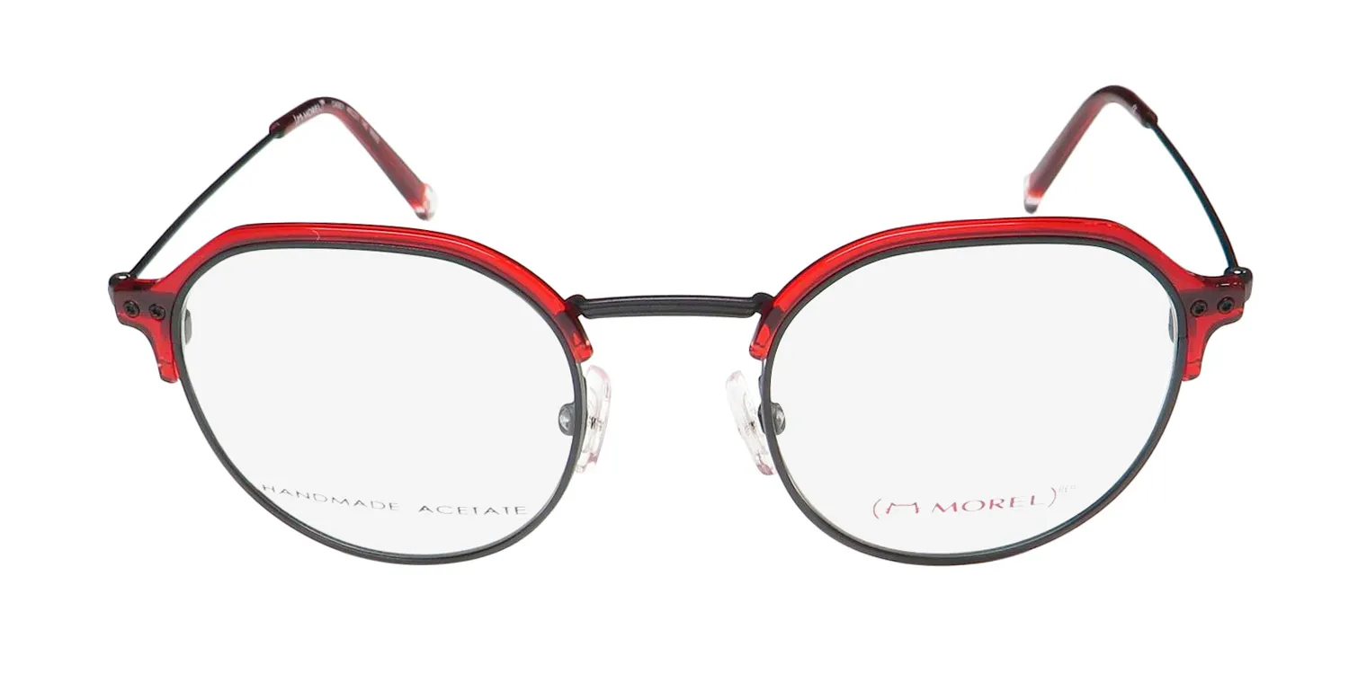 Morel Red Casey 90015c rn05 Eyeglasses Red 48mm 3