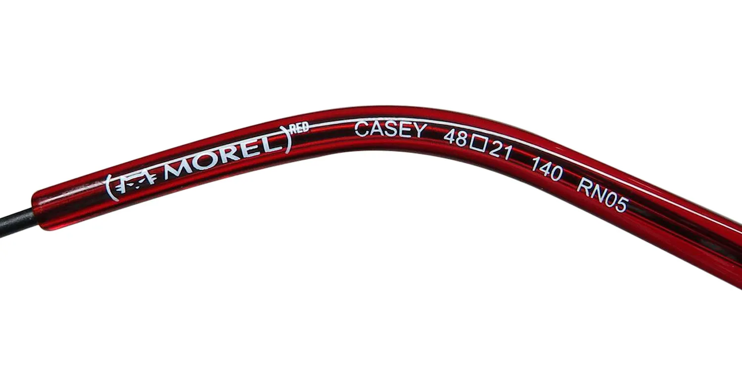 Morel Red Casey 90015c rn05 Eyeglasses Red 48mm 7