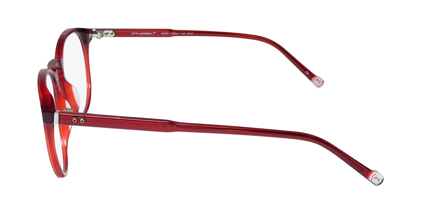 Morel Red Perry 90016c rr07 Eyeglasses Red Crystal 49mm 4