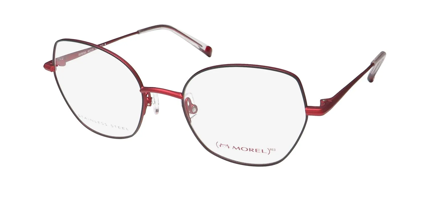 Morel Red Serena 90017c nr12 Eyeglasses Black 49mm