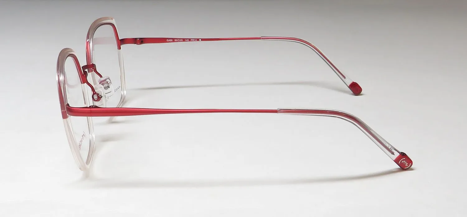 Morel Red Gabi 90018c pr14 Eyeglasses Pink Crystal 50mm 4