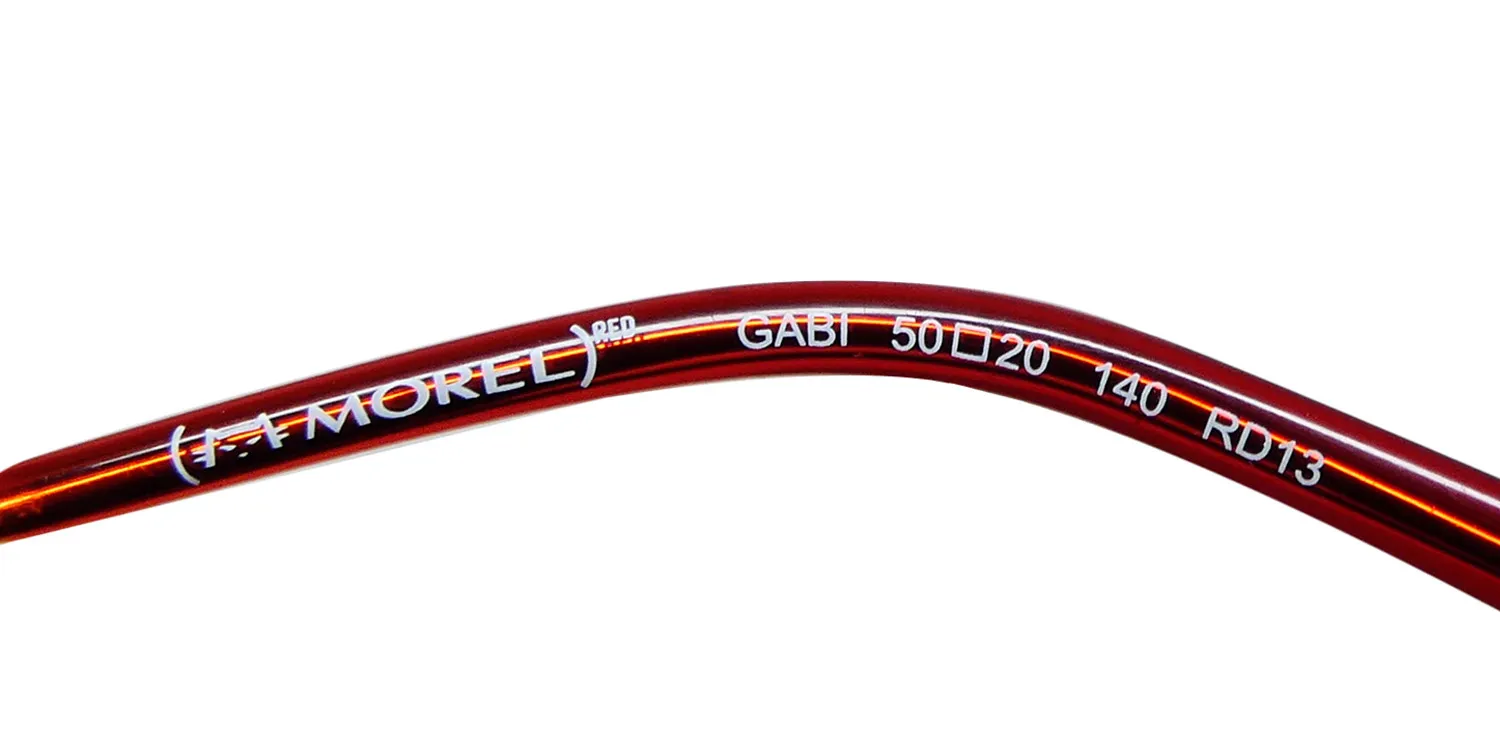 Morel Red Gabi 90018c rd13 Eyeglasses Red 50mm 7