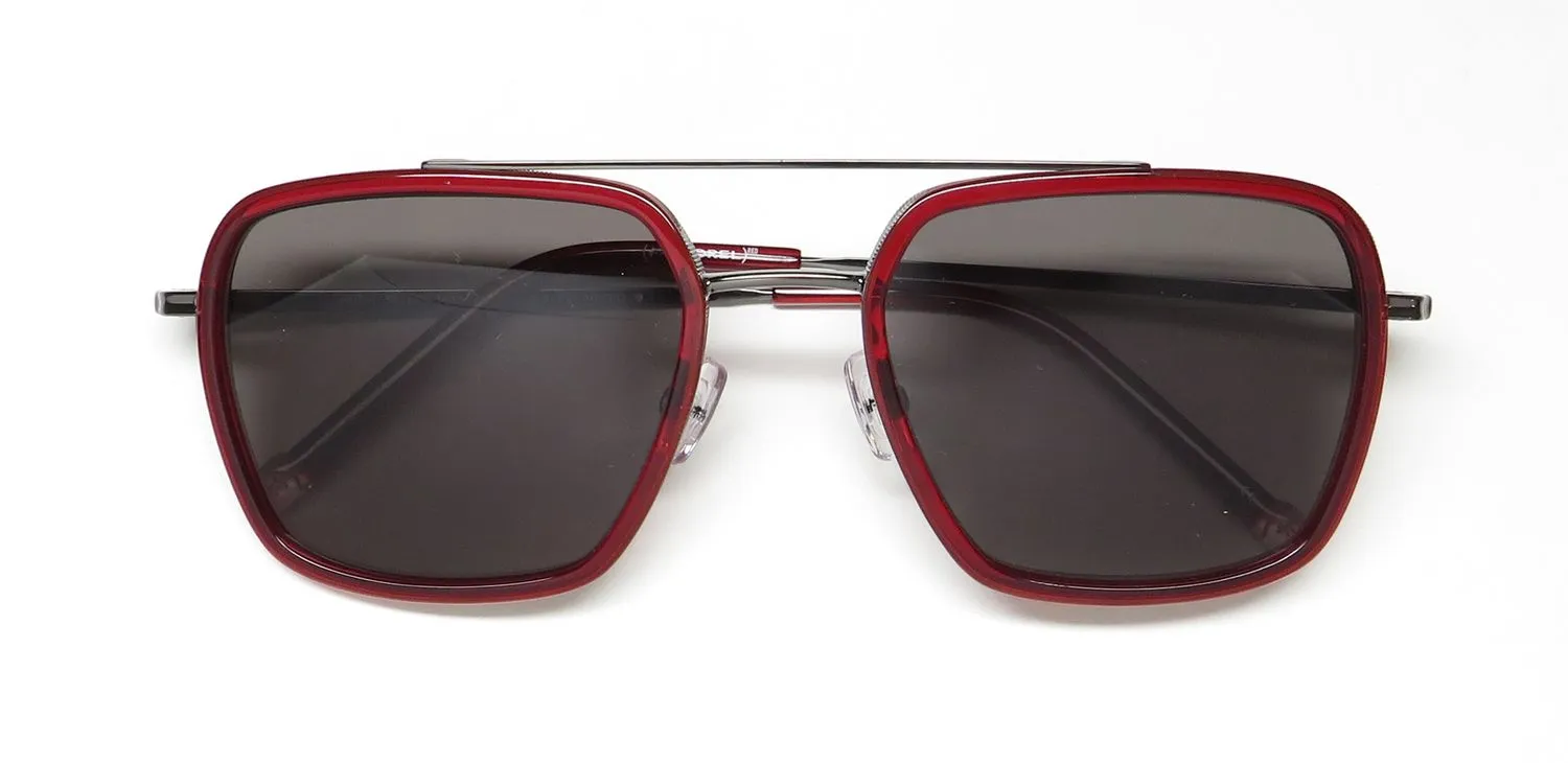Morel Red Hugh 90019c rg17 Sunglasses Red 54mm 2
