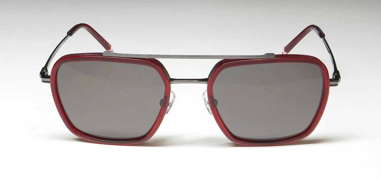 Morel Red Hugh 90019c rg17 Sunglasses Red 54mm 3