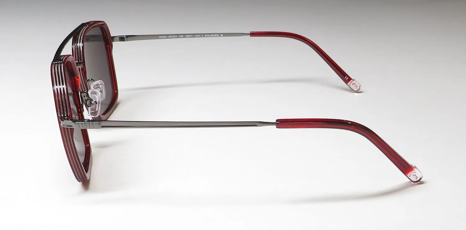 Morel Red Hugh 90019c rg17 Sunglasses Red 54mm 4
