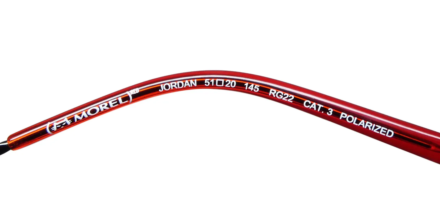 Morel Red Jordan 90022c rg22 Sunglasses Red 51mm 7