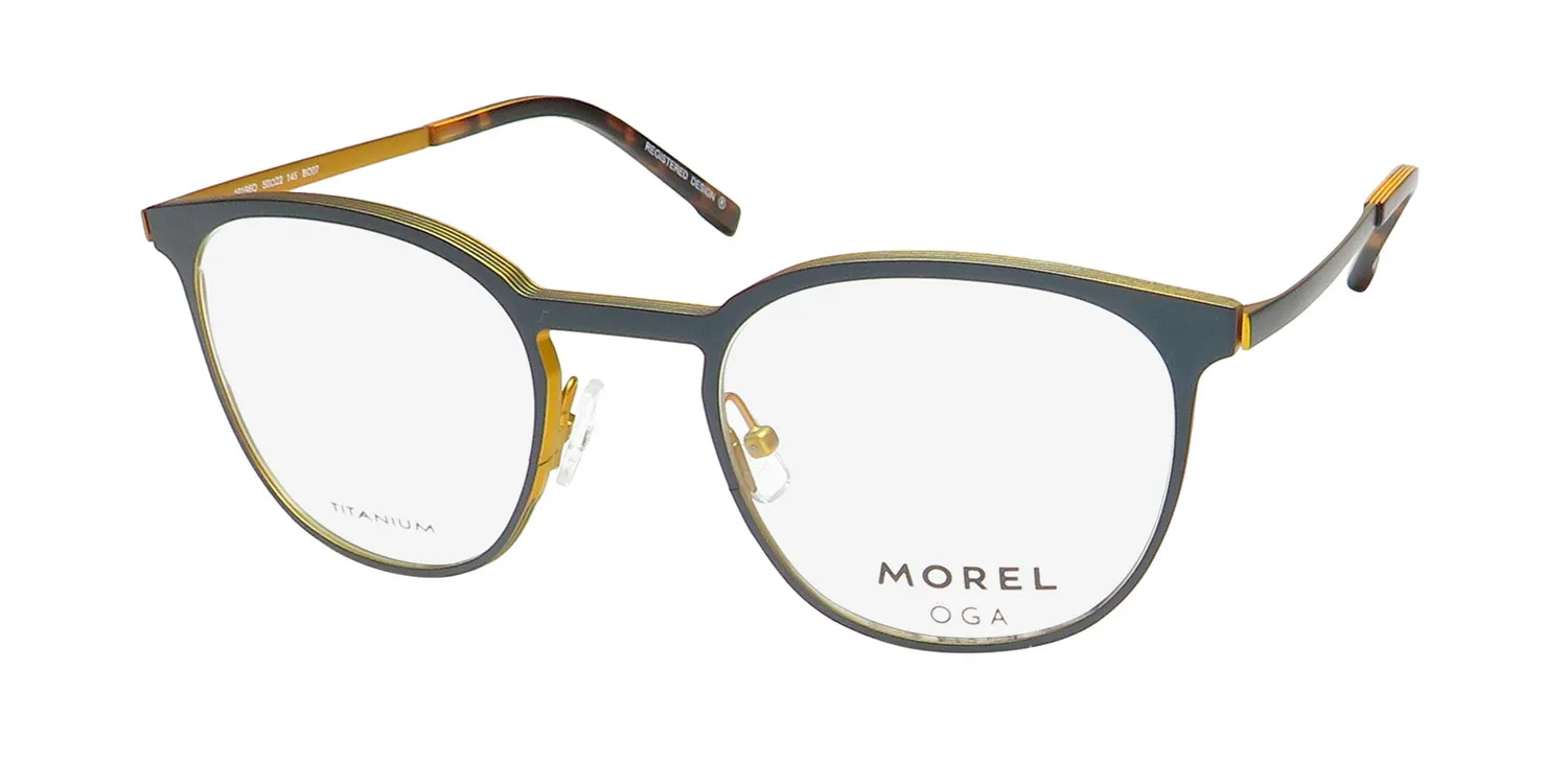 Morel Oga 10196o bo07 Eyeglasses Black 50mm