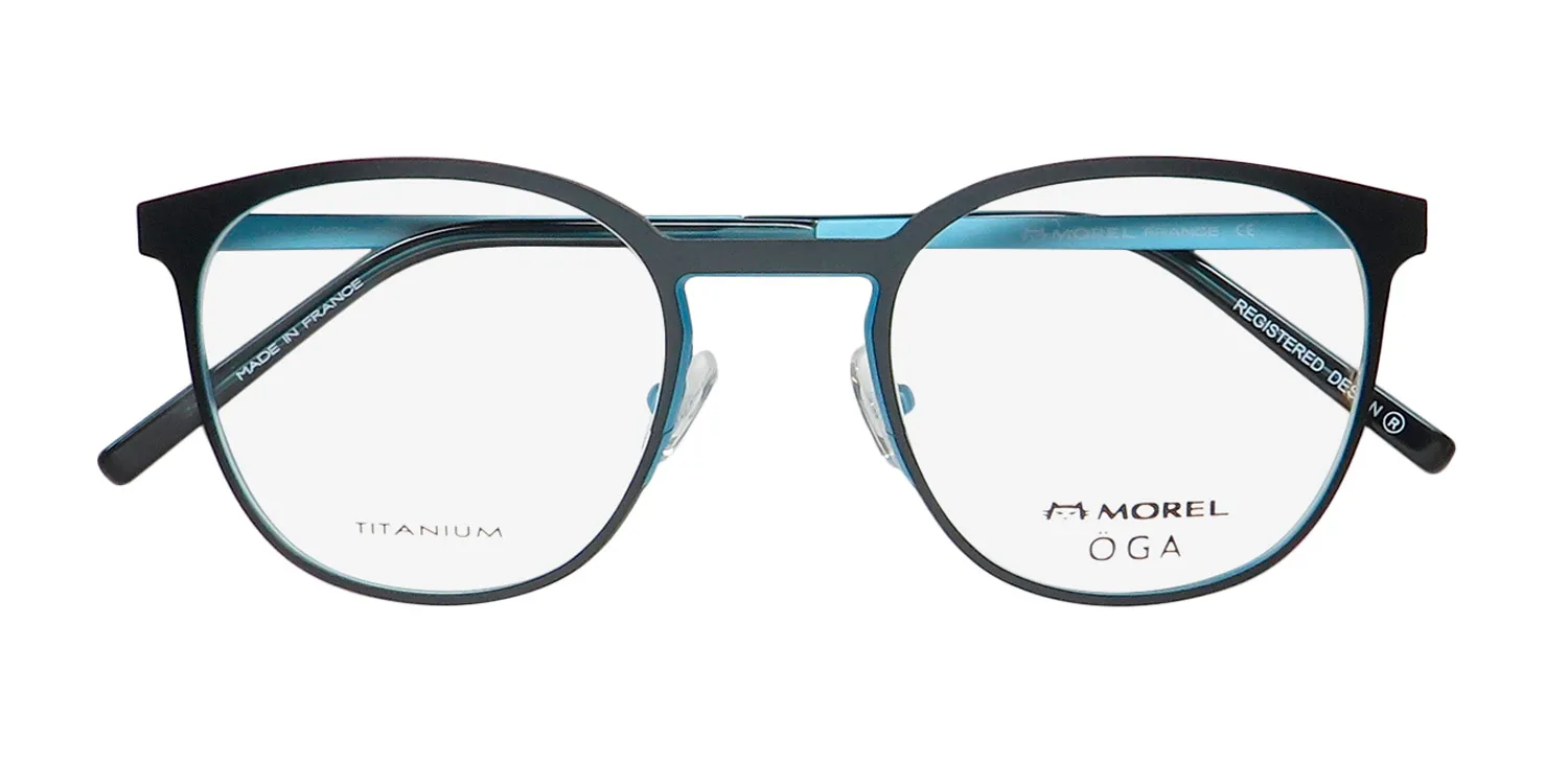 Morel Oga 10196o gb09 Eyeglasses Black 50mm 2
