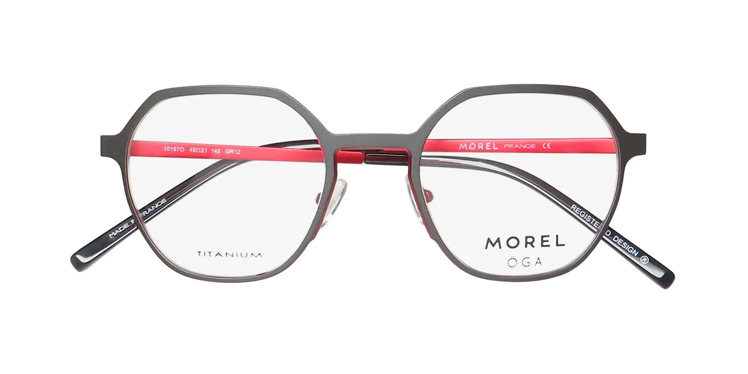Morel Oga 10197o gr12 Eyeglasses Grey 49mm 2