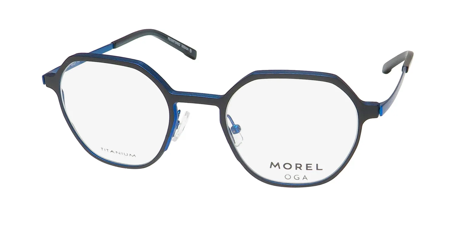 Morel Oga 10197o nb10 Eyeglasses Black 49mm